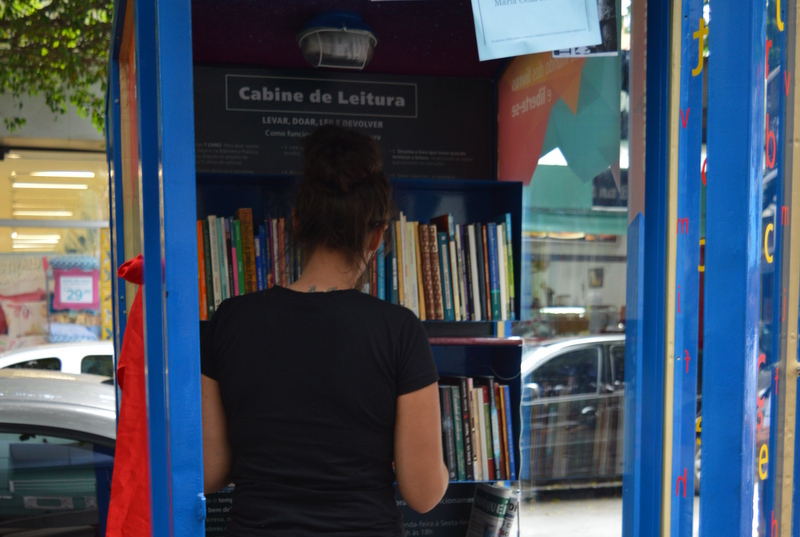 Cabine fica na rua São Paulo, perto da Caixa Econômica Federal (foto: Prefeitura de Poços de Caldas).
