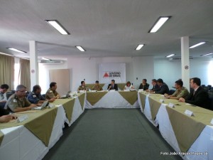 Reunião teve a participação de diversos órgãos de segurança pública
