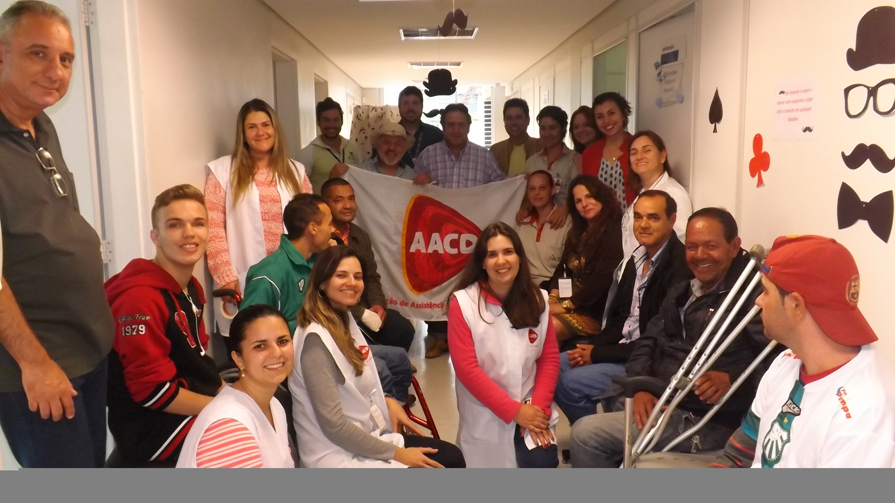 Evento foi uma homenagem aos homens da AACD (Foto: Divulgação)