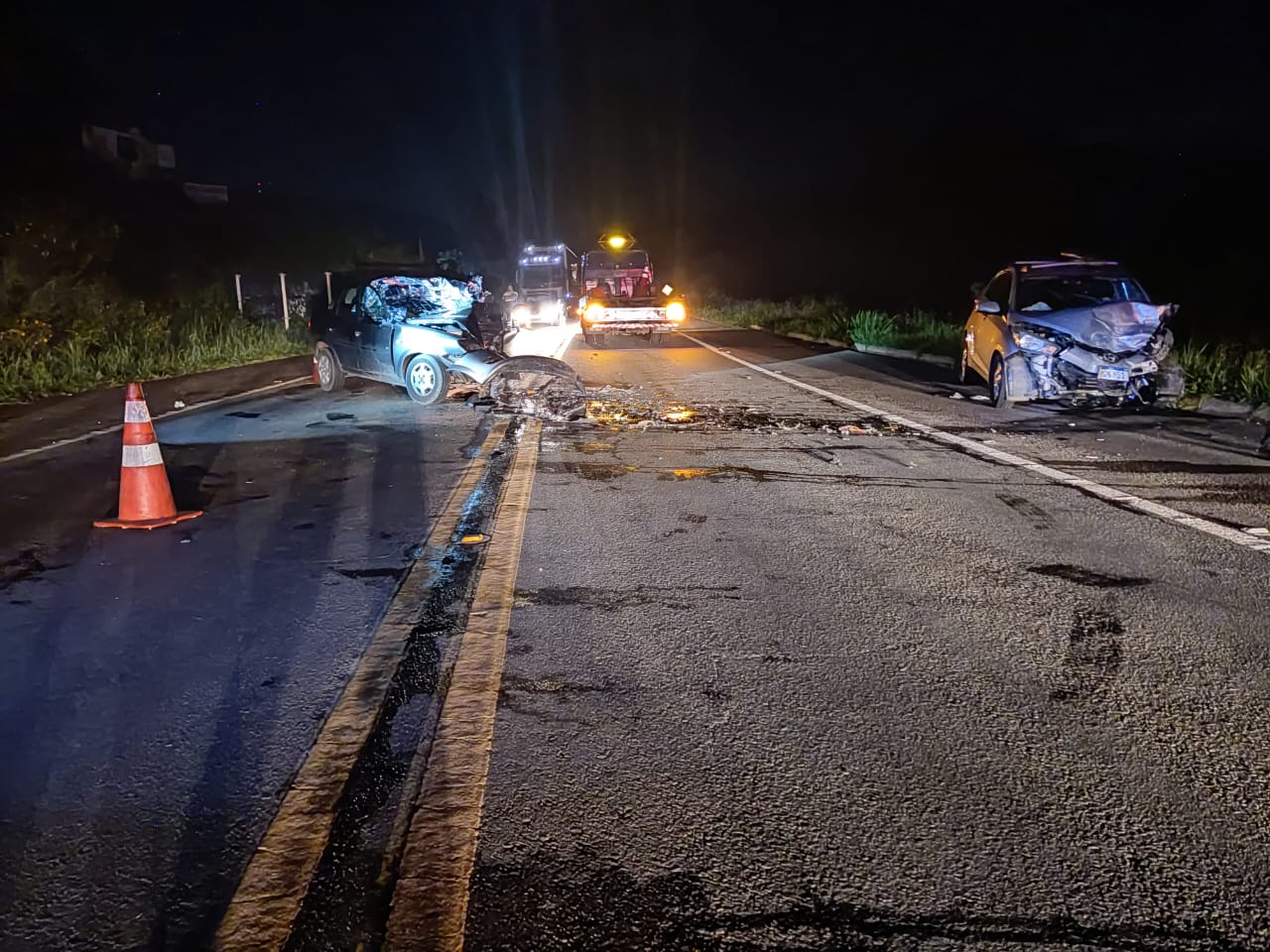 colisão frontal, acidente, vítima fatal